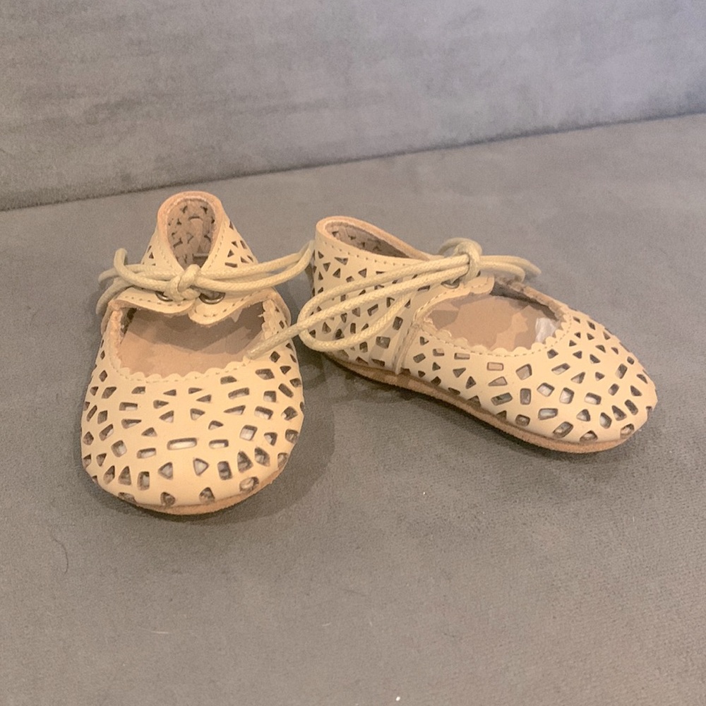 Consciously baby shoes. Boho Mary Janes